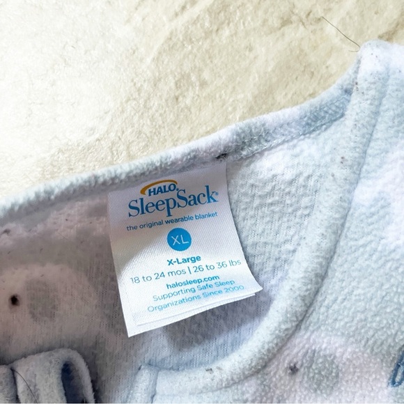 Bundle of 4 Halo Sleep Sacks Fleece Unisex Sizes Small, Medium, XL, 0-24months - Picture 4 of 8